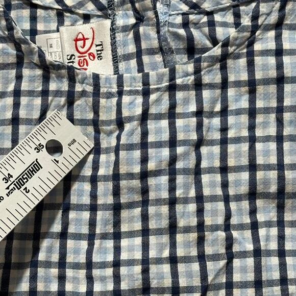 Vintage Disney Store Winnie The Pooh Classic Embroidered Jumper Gingham 7/8 READ - Picture 4 of 10